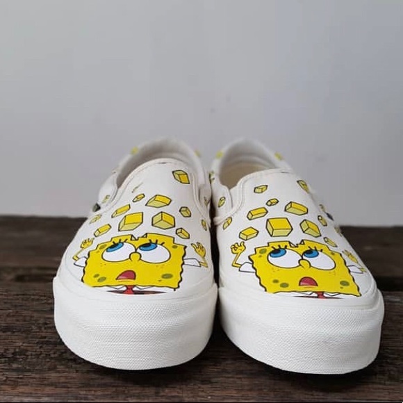 vans x spongebob slip on